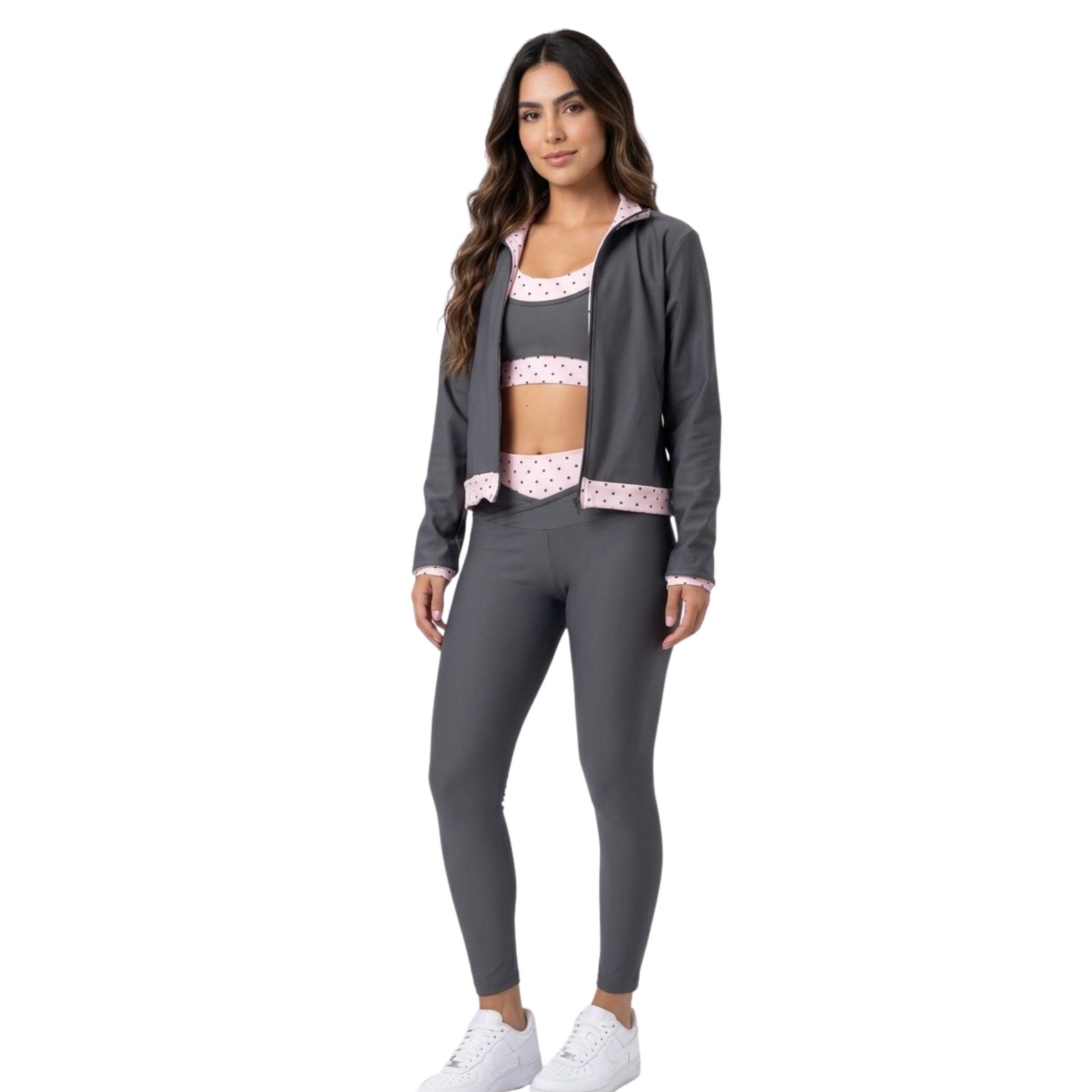 SPORTS TRIO GREY DOTS