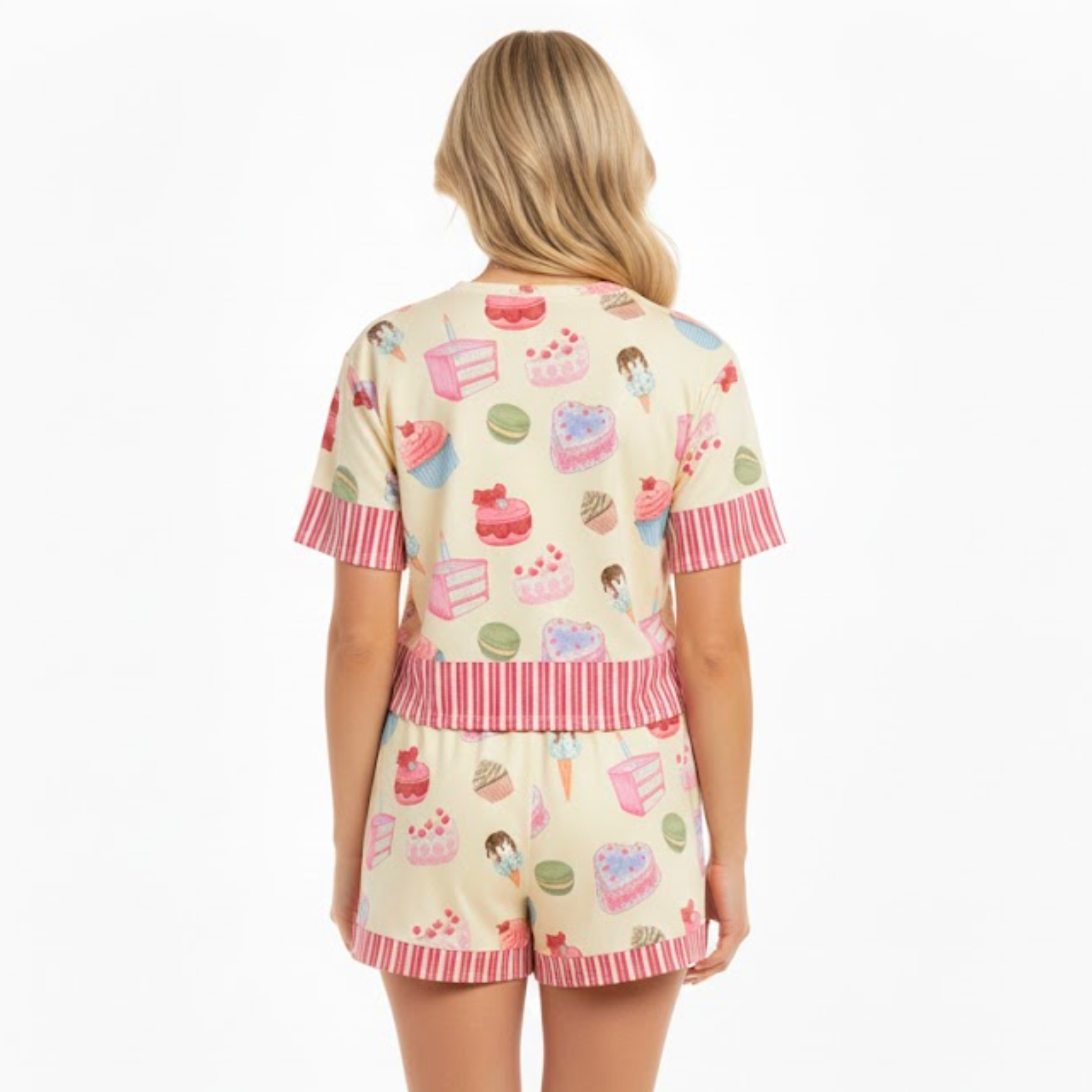 PASTEL PRINT SHORT PAJAMAS