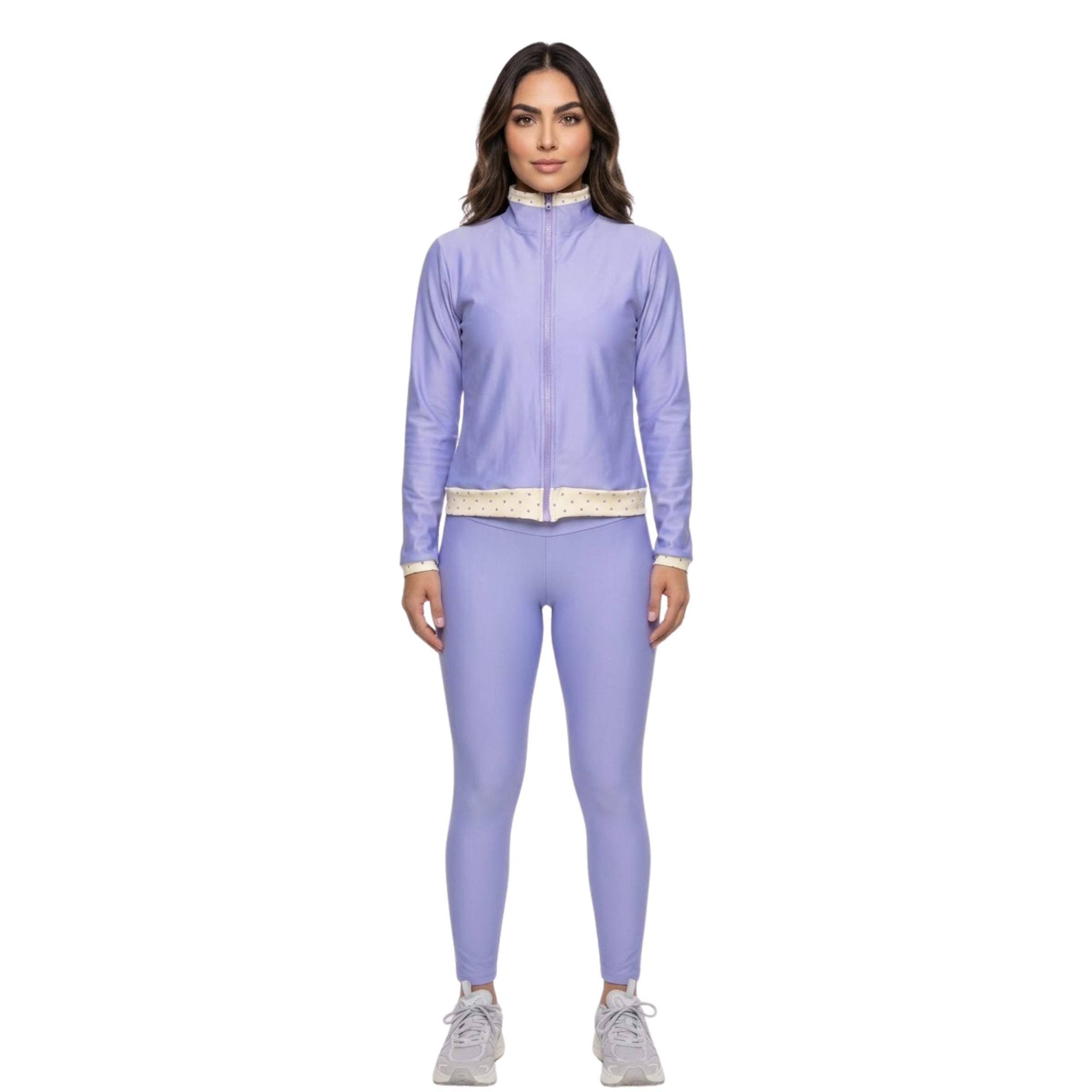 PURPLE DOTS SPORTS TRIO