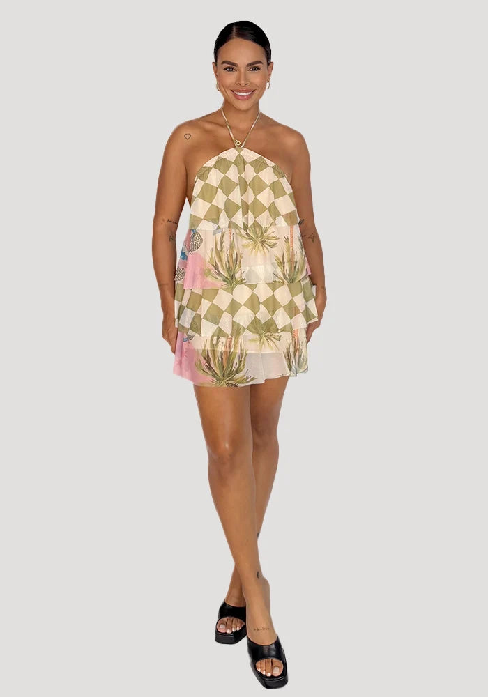 VESTIDO BOLEROS PALMERAS