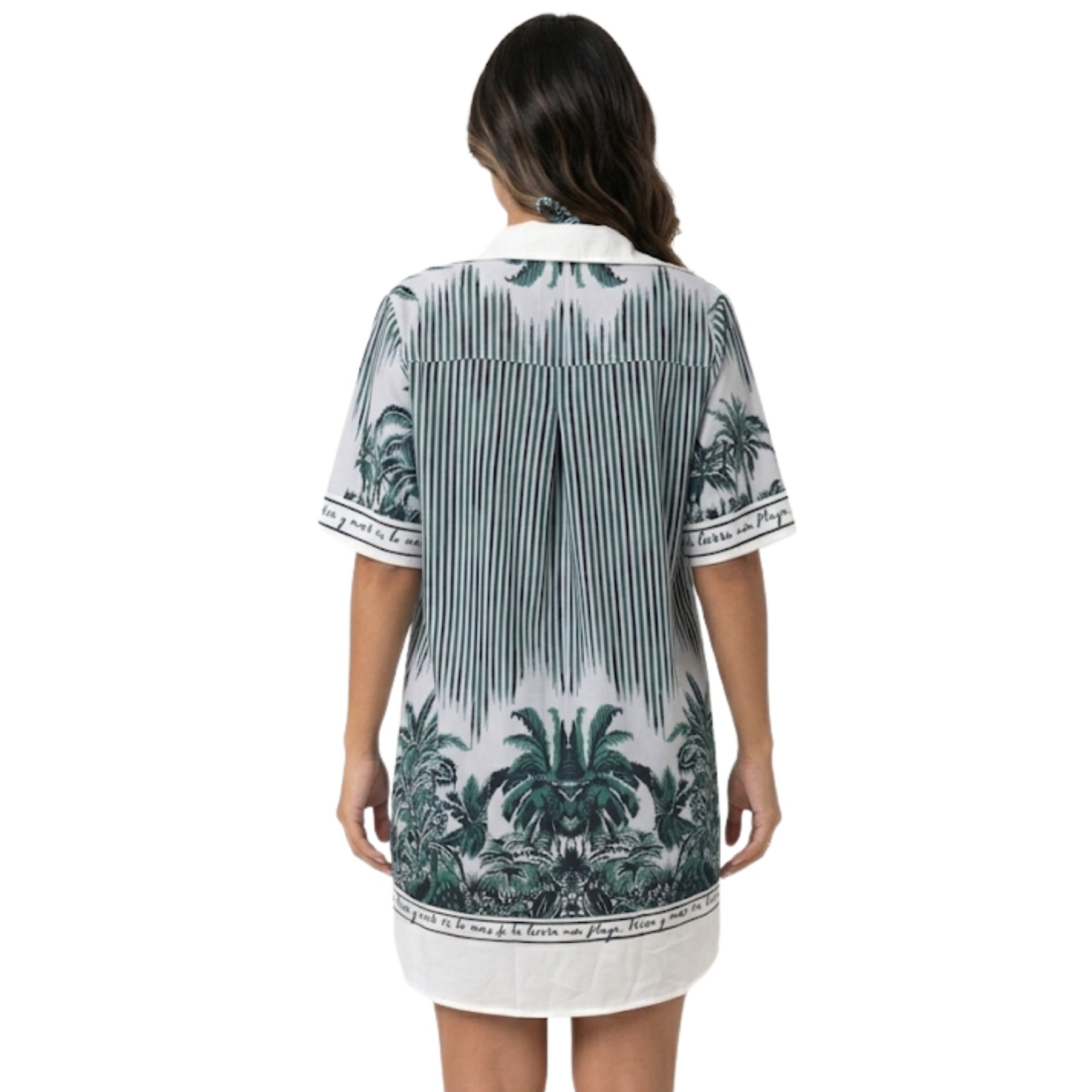 GREEN NIGHTGOWN AND SWIMSUIT SET