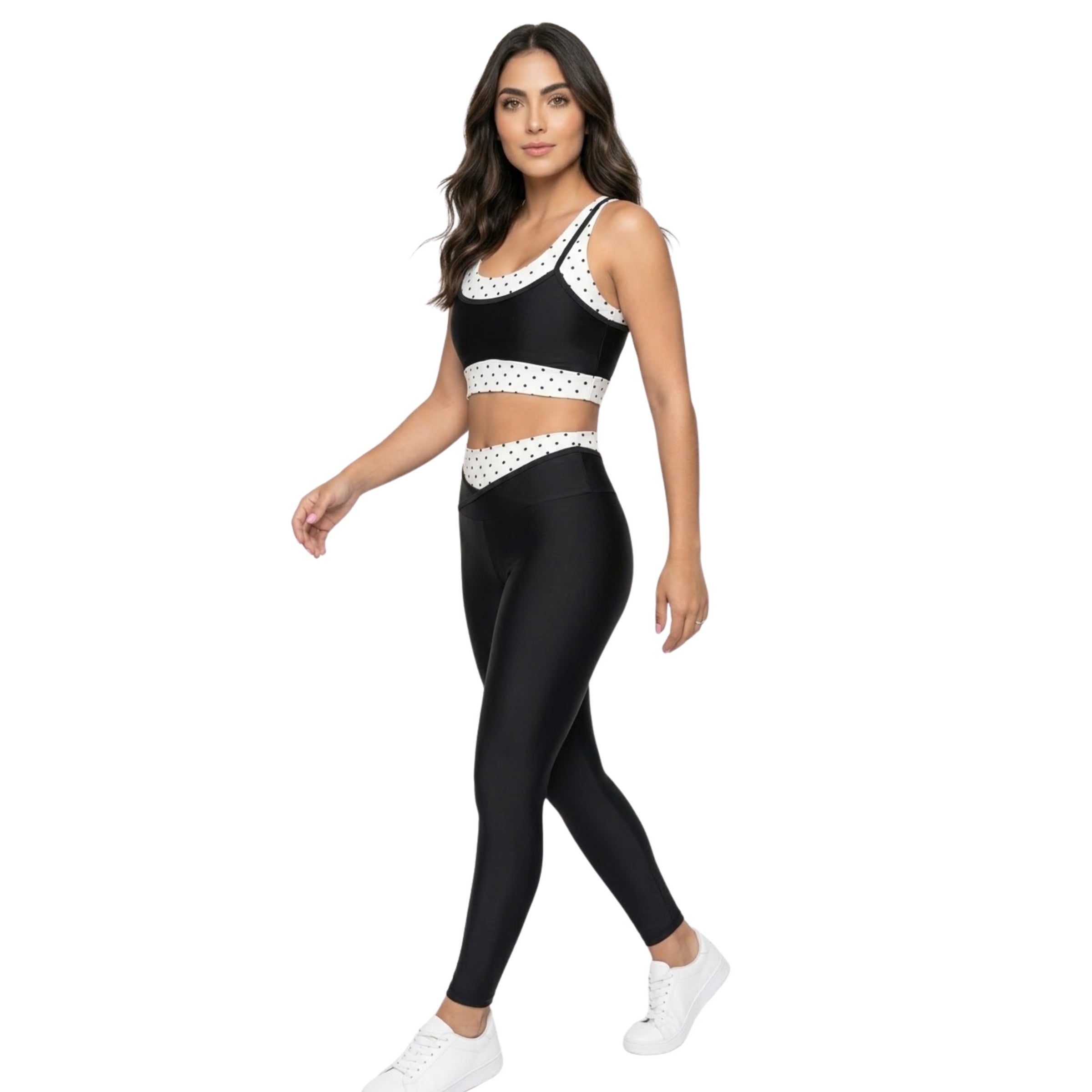 BLACK DOTS SPORTY TRIO