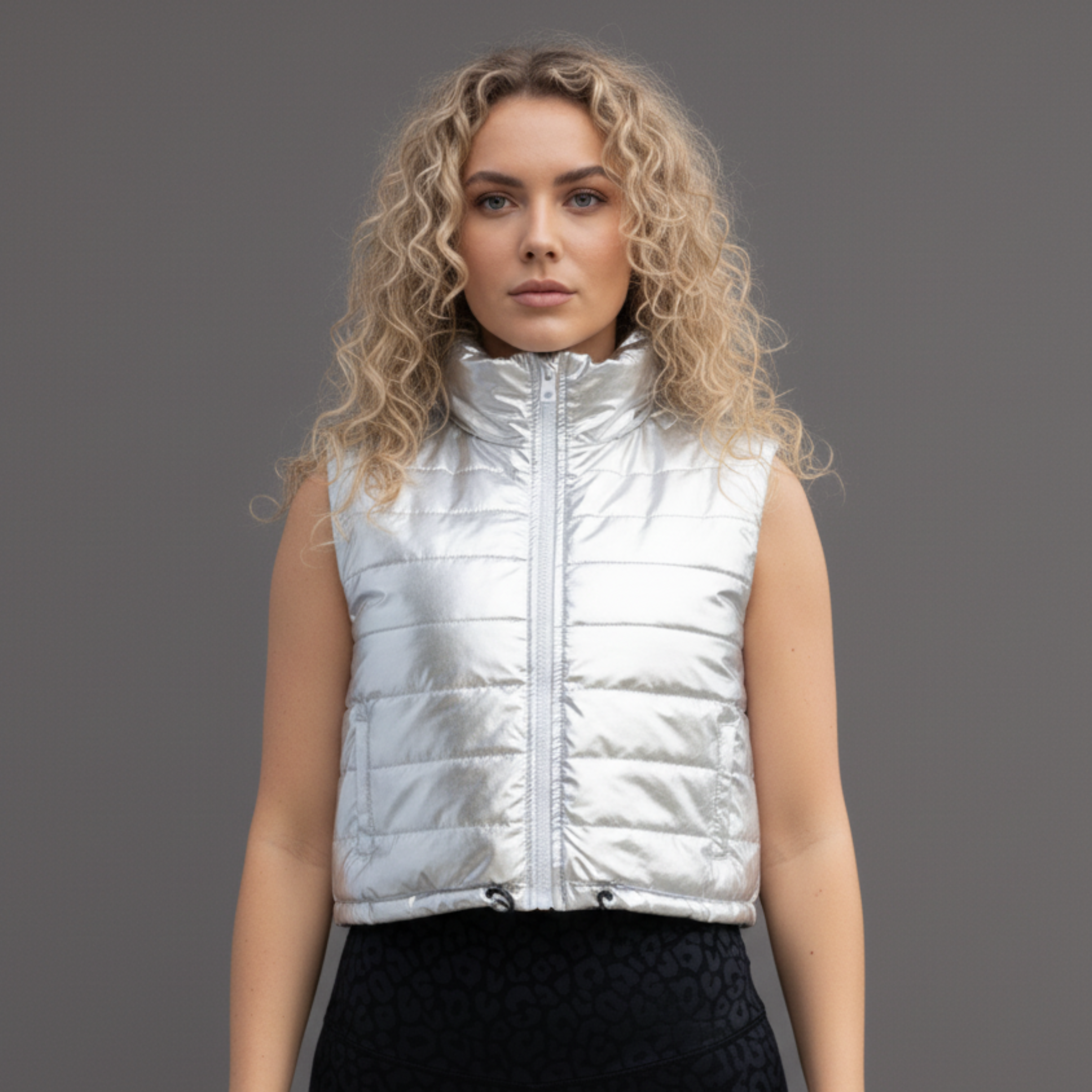 METALLIC VEST