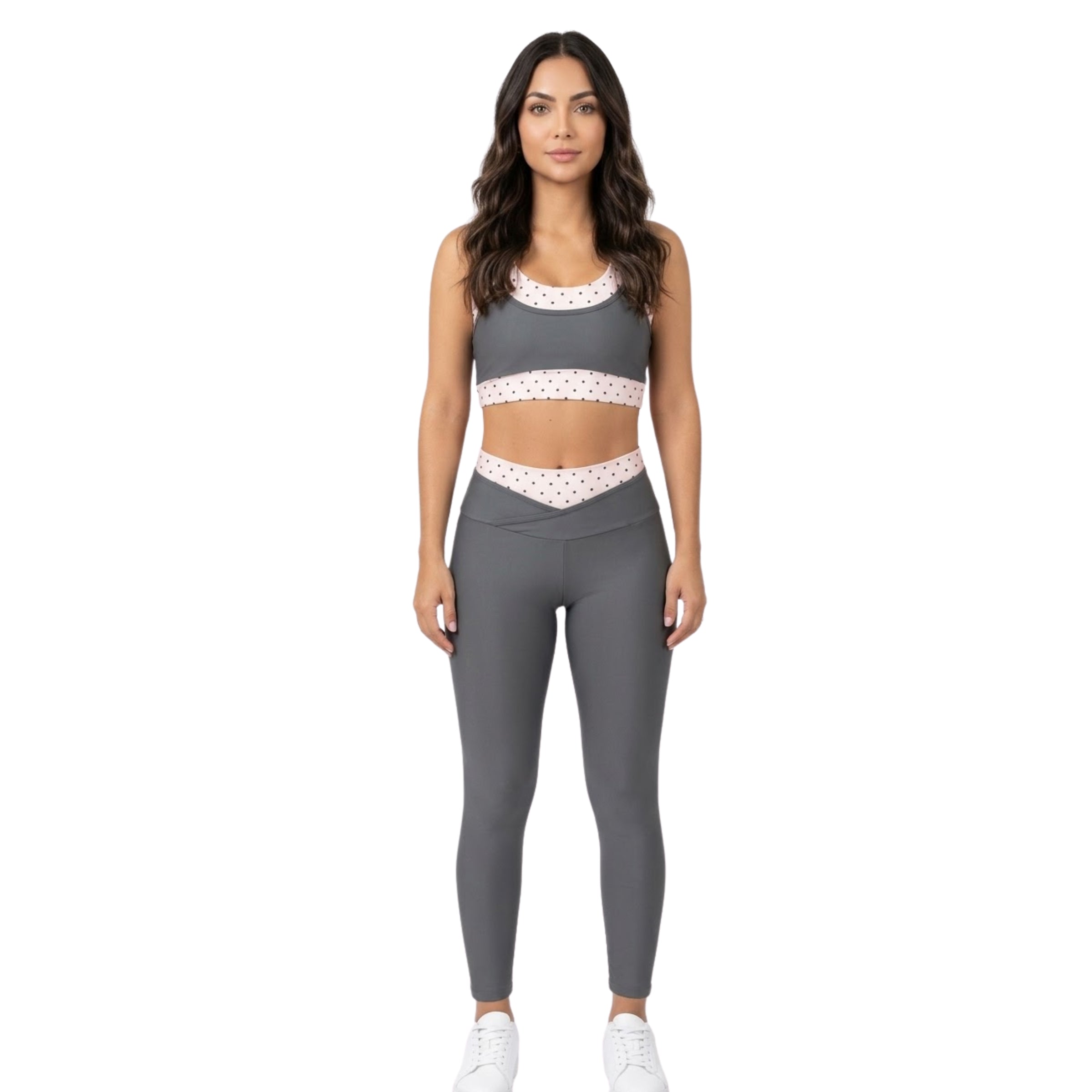 SPORTS TRIO GREY DOTS