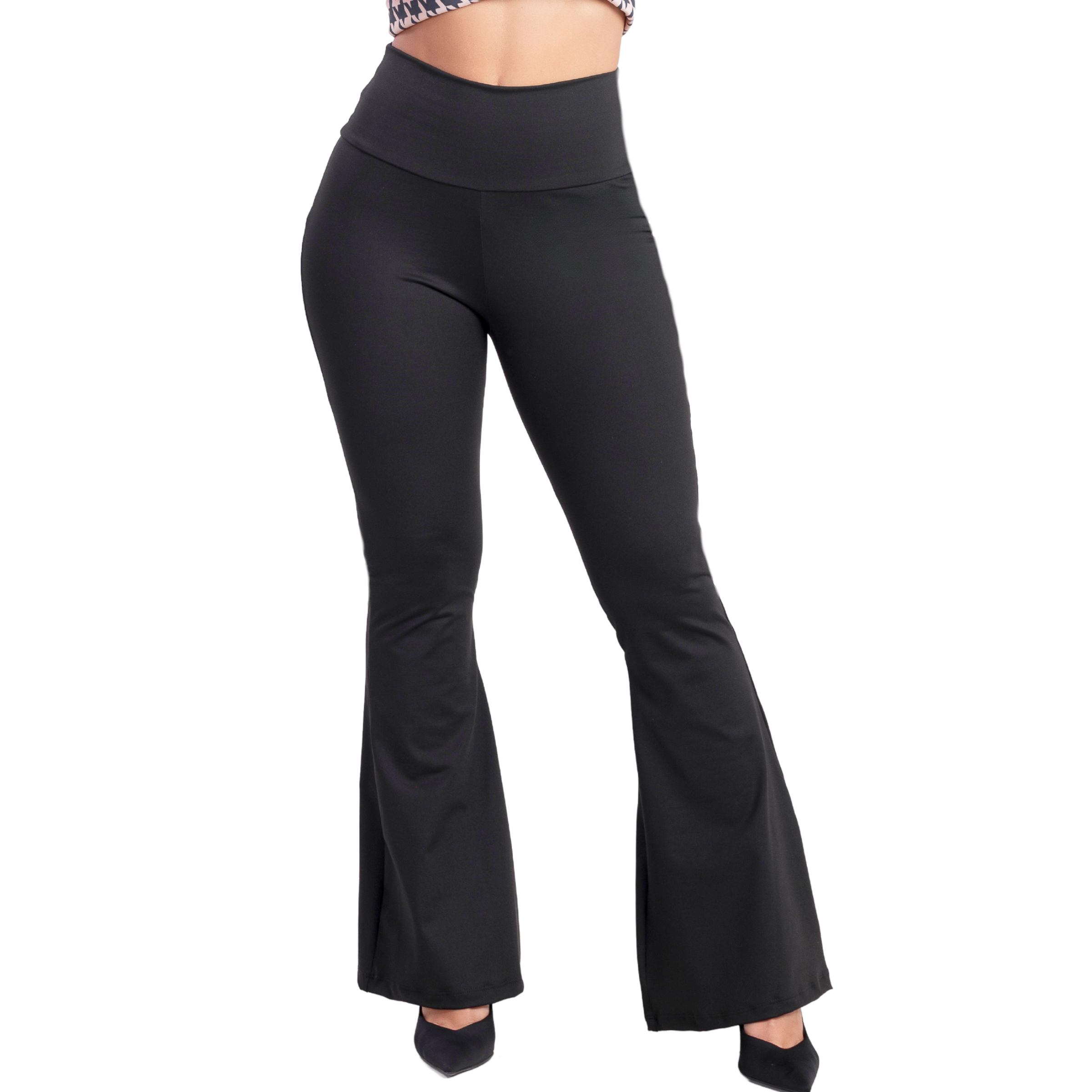 FLARED LYCRA LEGGINGS